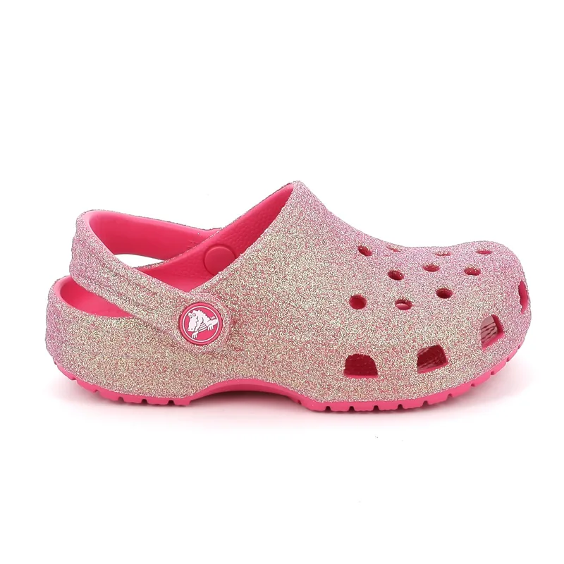 Παιδικό Σαμπό για Κορίτσι Crocs Classic Iridescent Glitter Cgk Ανατομικό Χρώματος Φούξια 210986-6ZQ