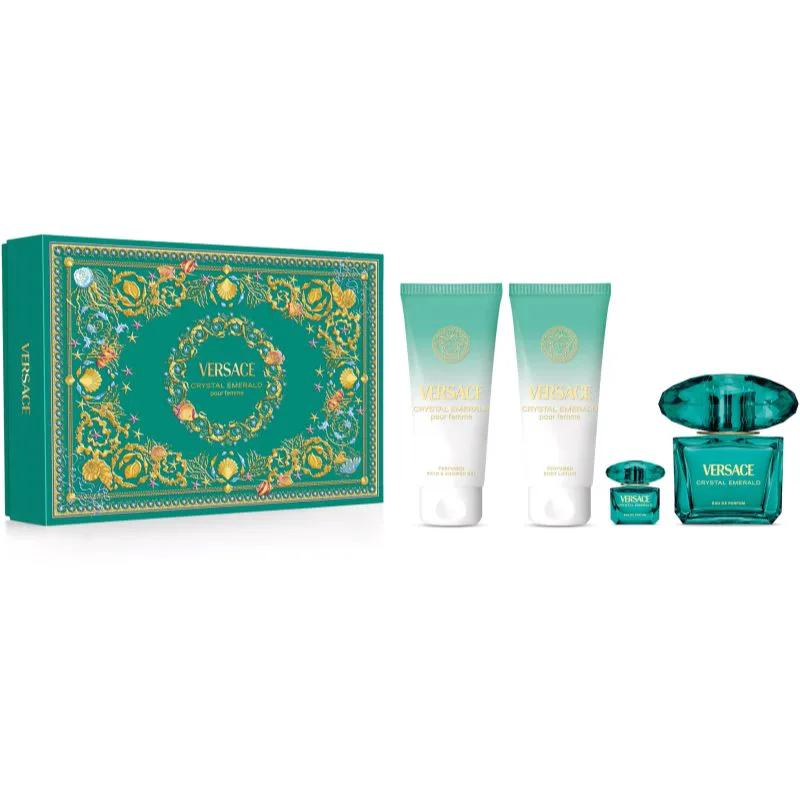 Versace Crystal Emerald σετ δώρου για γυναίκες