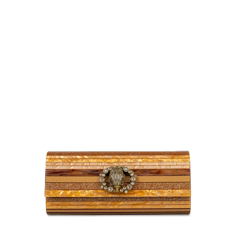 Clutch γυναικεία Kurt Geiger Bronze Combination 5604468979 Party Eagle Long Clutch 262