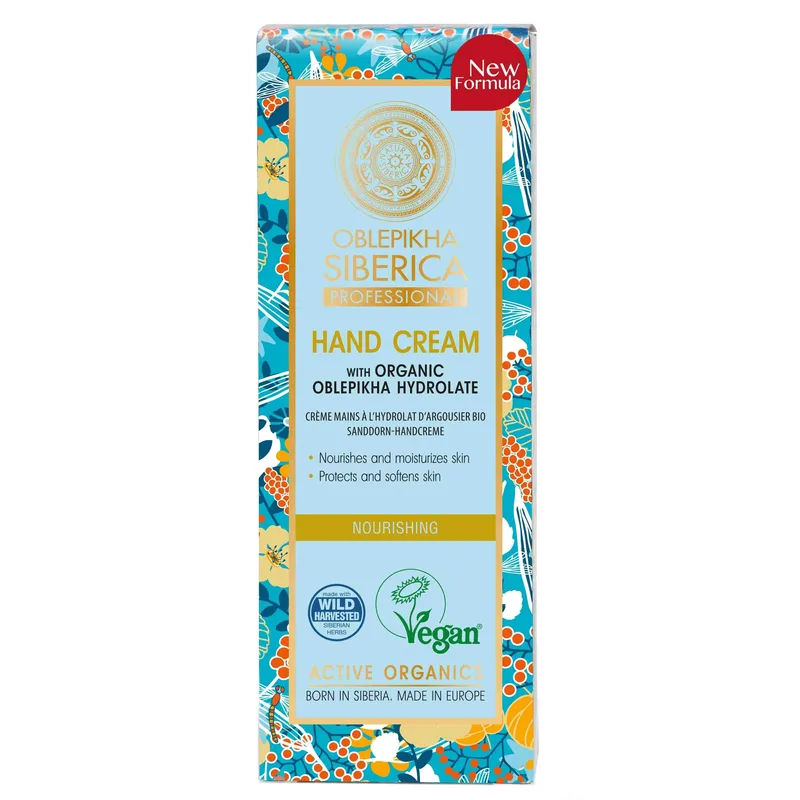 Natura Siberica Oblepikha Hand Cream Θρεπτική & Ενυδατική Κρέμα Χεριών 75ml