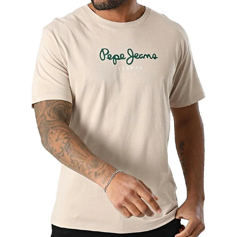 T-shirt με κοντά μανίκια Pepe jeans T-shirt Pepe Jeans Eggo N beige