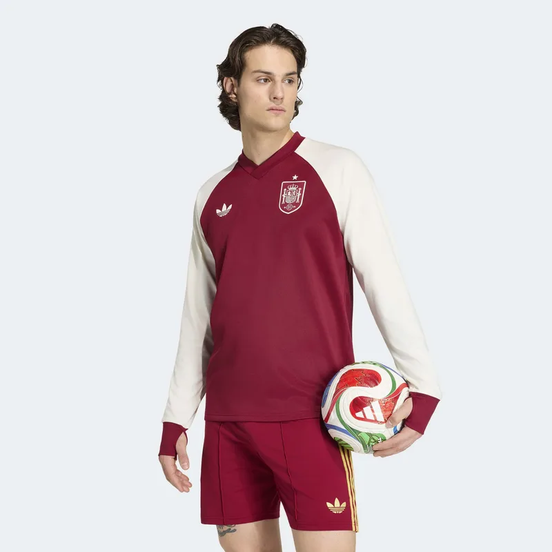 adidas Εθνική Ισπανίας 2026 Away Pre Match Warm Ανδρική Μπλούζα με Μακρύ Μανίκι (9000277341_77228)