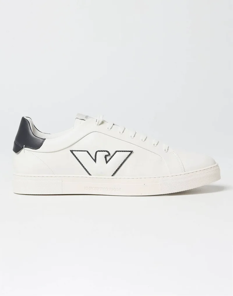 EMPORIO ARMANI SNK SHINY SOFT MFA X4X598XN633-N481 OffWhite