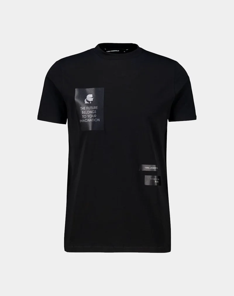 KARL LAGERFELD T-SHIRT CREWNECK 755044-561221-990 Black