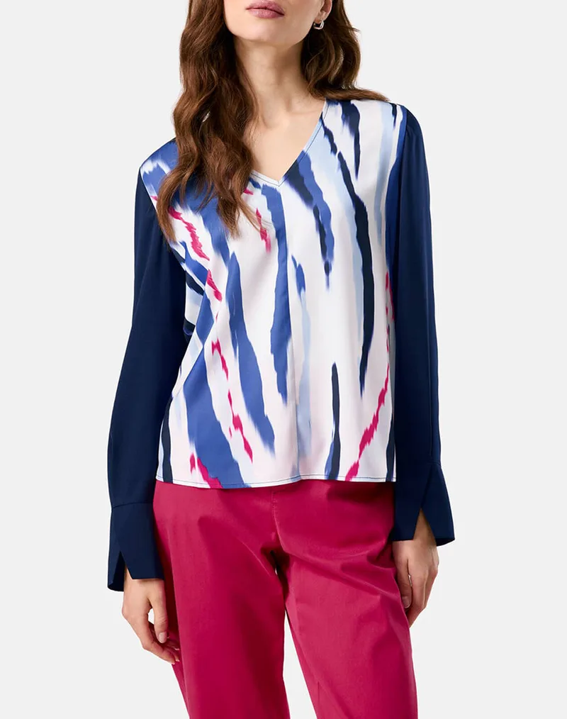 TAIFUN T-SHIRT 1/1 SLEEVE 771309-16108-08922 NavyBlue