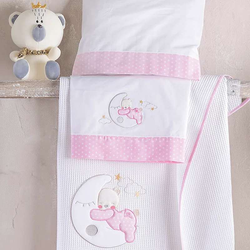 Κουβέρτα Πικέ Κούνιας 120X150 Rythmos Moon Swing Poz (120x150)
