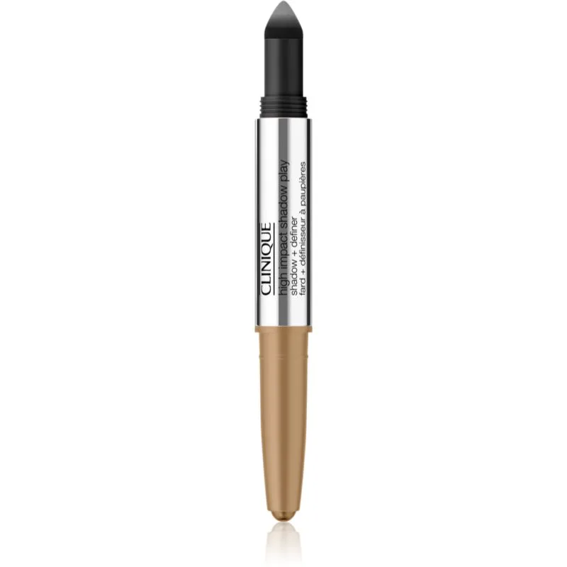 Clinique High Impact™ Shadow Play σκιές ματιών σε μολύβι διπλό απόχρωση Sparkling wine + Caviar 1.9 γρ