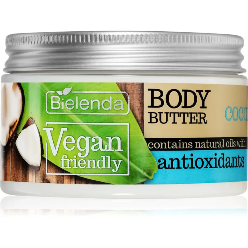 Bielenda Vegan Friendly Coconut βούτυρο σώματος με ενυδατικό αποτέλεσμα 250 ml