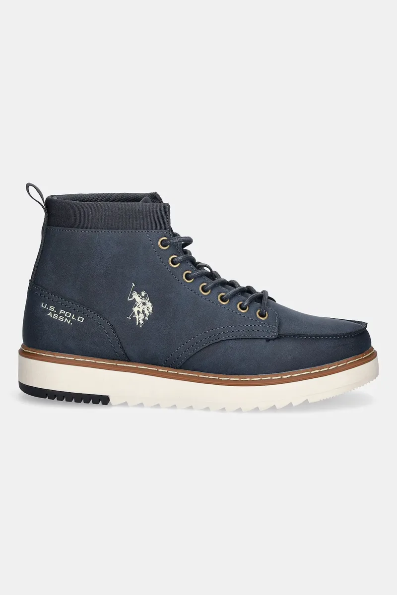 U.S. Polo Assn. Ανδρικά Μποτάκια LONDON001-DBL001 Μπλε
