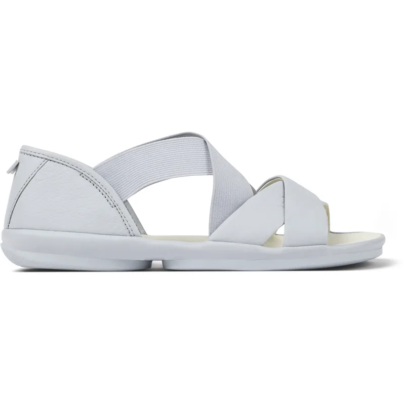 CAMPER Right - Πέδιλα Για Γυναικεία - Γκρι, Μέγεθος 37, Smooth leather
