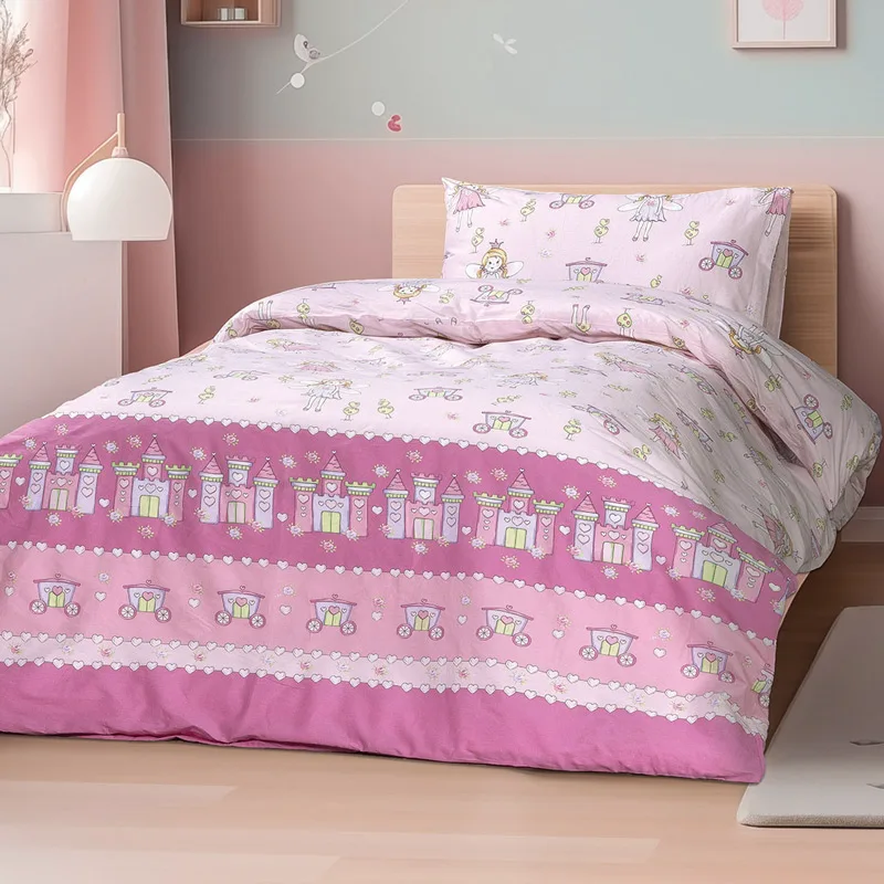 Σεντόνια Μονά Σετ Beauty Home Dreamy 6232 Ροζ 170x260