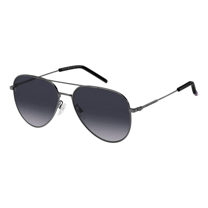 Tommy Hilfiger Men's Sunglasses TH2111GSKJ1 — 60/16/150 mm, Stainless Steel, Grey, Category 3