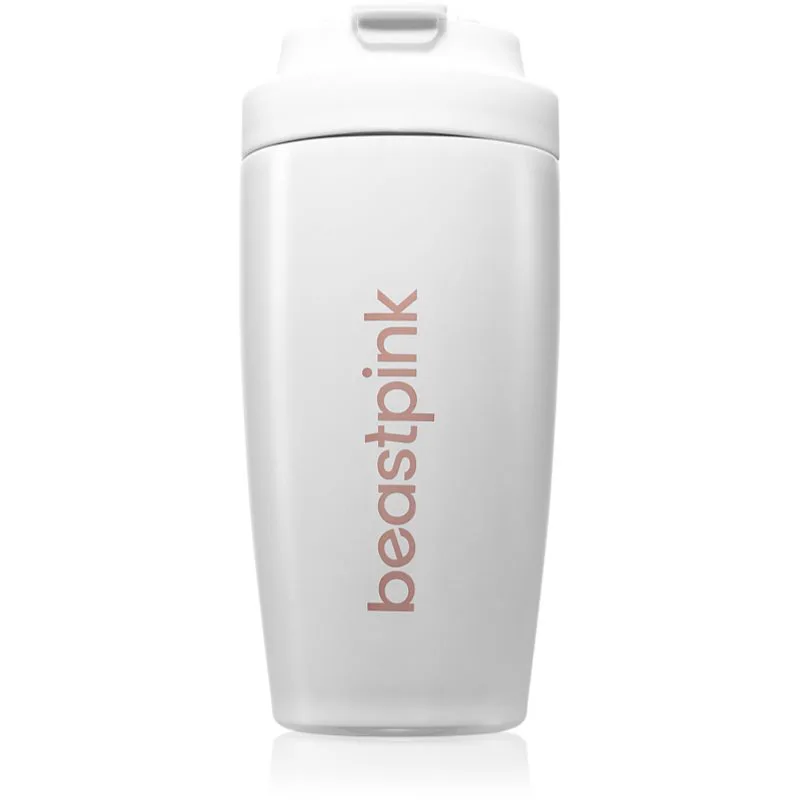 BeastPink Thermo Mug κούπα - θερμός με καλαμάκι χρώμα White 500 ml