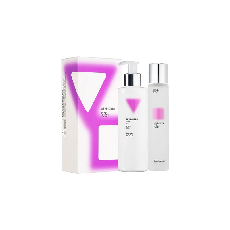 Ροζ Juicy Set Body Silk 200ml & Eau De Toilette 50ml