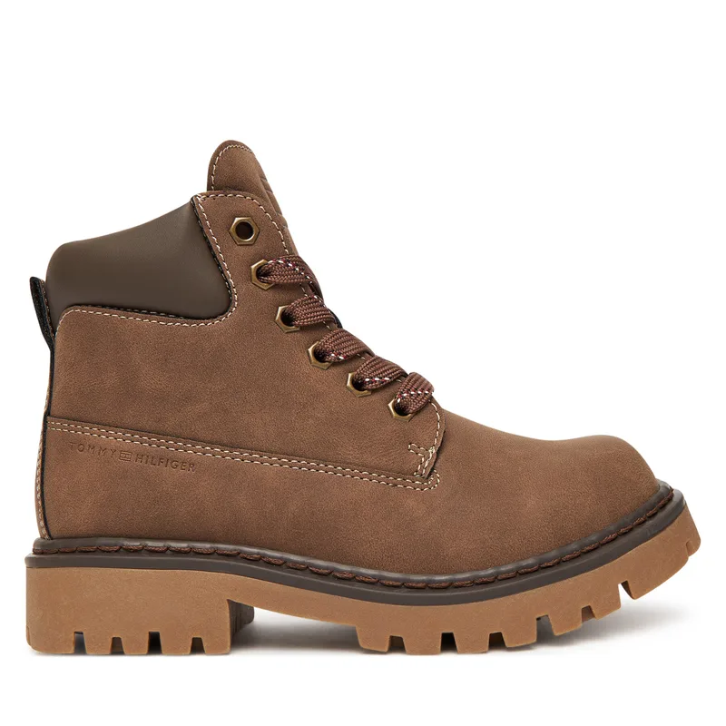 Ορειβατικά παπούτσια Tommy Hilfiger T3X5-34125-1269509 S Καφέ