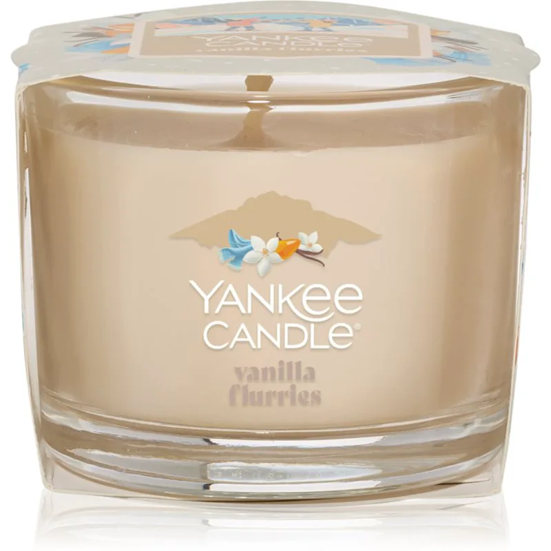 Yankee Candle Vanilla Flurries αναθηματικό κερί glass 37 γρ