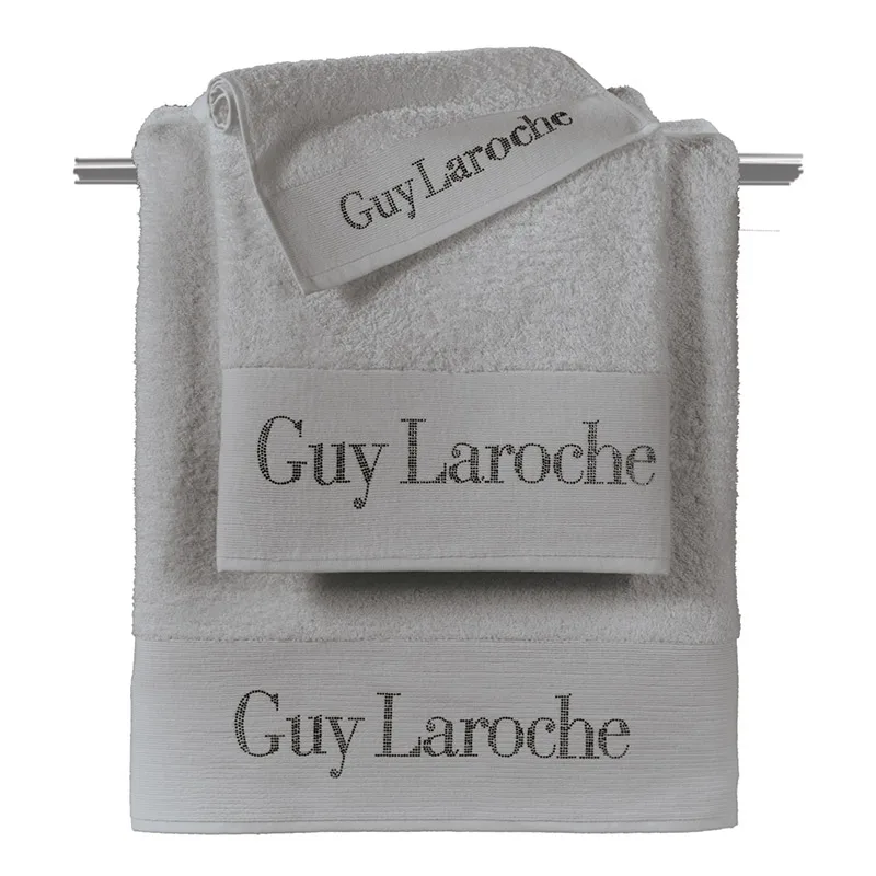 Πετσέτες Μπάνιου (Σετ 3 Τμχ) Guy Laroche Futura Silver