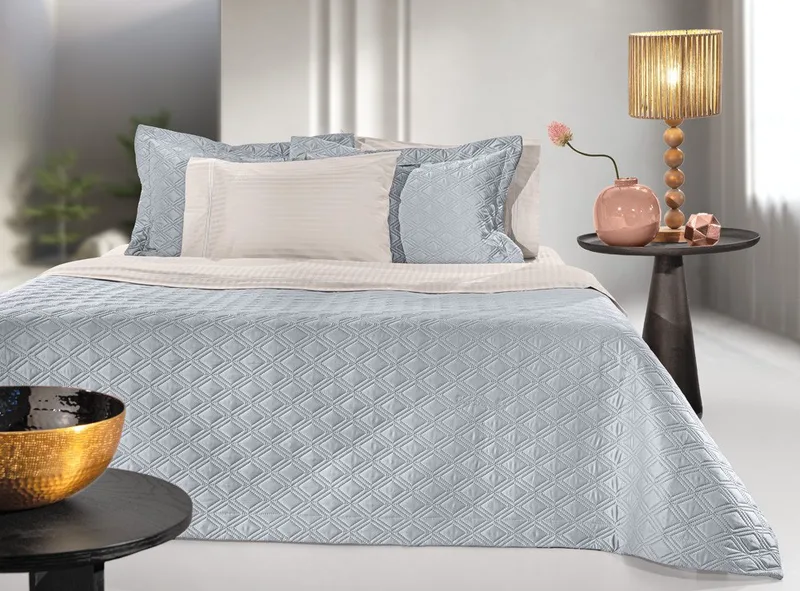 Σετ Κουβερλί King Size 3 Τεμαχίων Guy Laroche Honour Silver 240x250