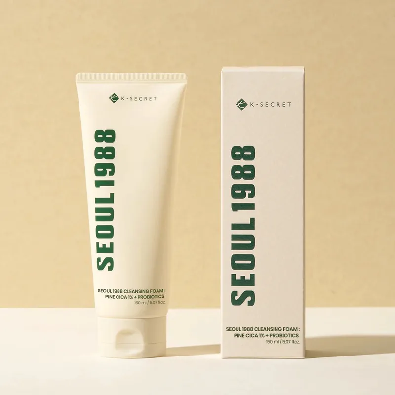 Seoul 1988 Cleansing Foam: Pine Cica 1% + Probiotics 150ml