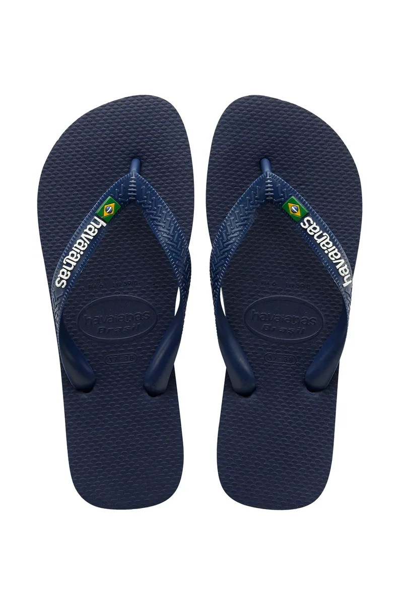 Havaianas unisex σαγιονάρες ''Brasil Logo'' - 4110850 Μπλε Σκούρο
