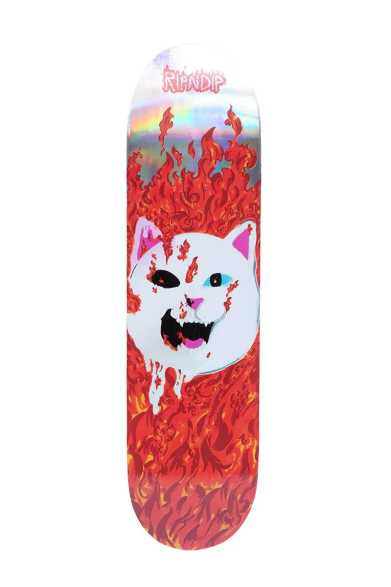 RIPNDIP Skate Deck RIPNDIP NERM IN HECK DECK 8.25 - ΚΟΚΚΙΝΟ-9163-RED
