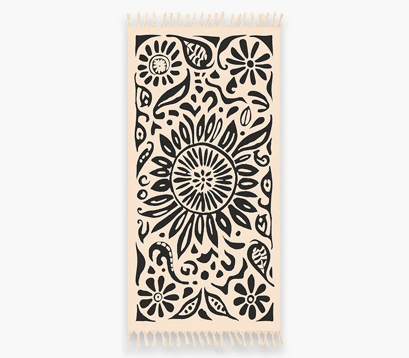 Πετσέτα θαλάσσης (80x160) Nef-Nef Homeware Hazard Ecru