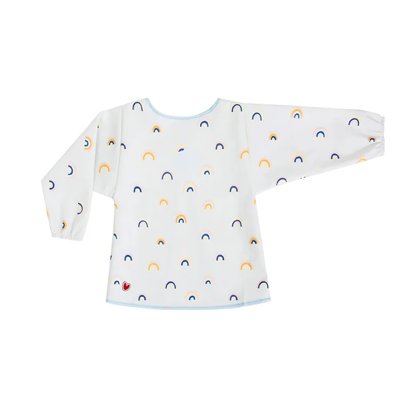 Σαλιάρα-Ποδιά Με Μανίκια Rainbow Print Baby To Love BTL303174