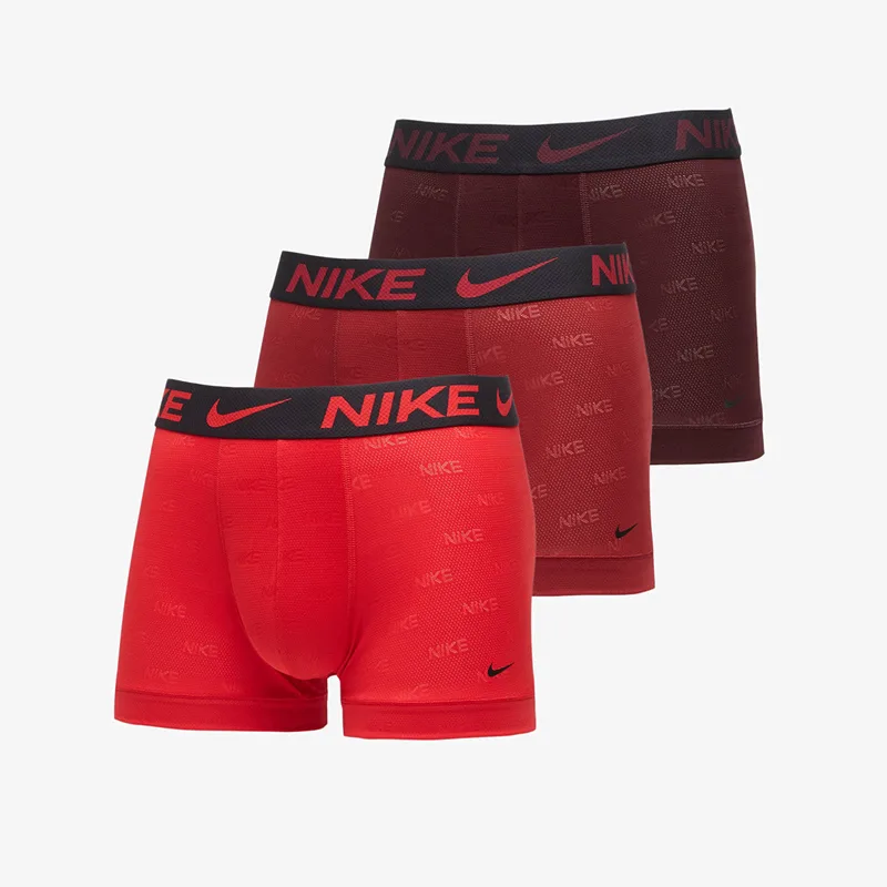 Μποξερ Nike Trunk 3-Pack Red XL