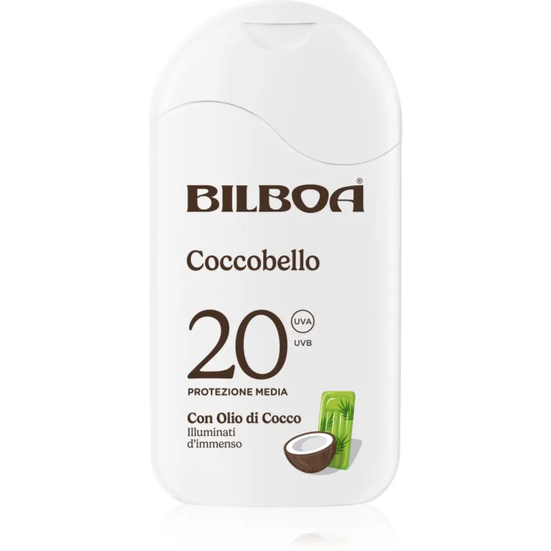 Bilboa Coccobello Latte αντηλιακό γάλα με έλαιο ινδοκάρυδου SPF 20 200 ml
