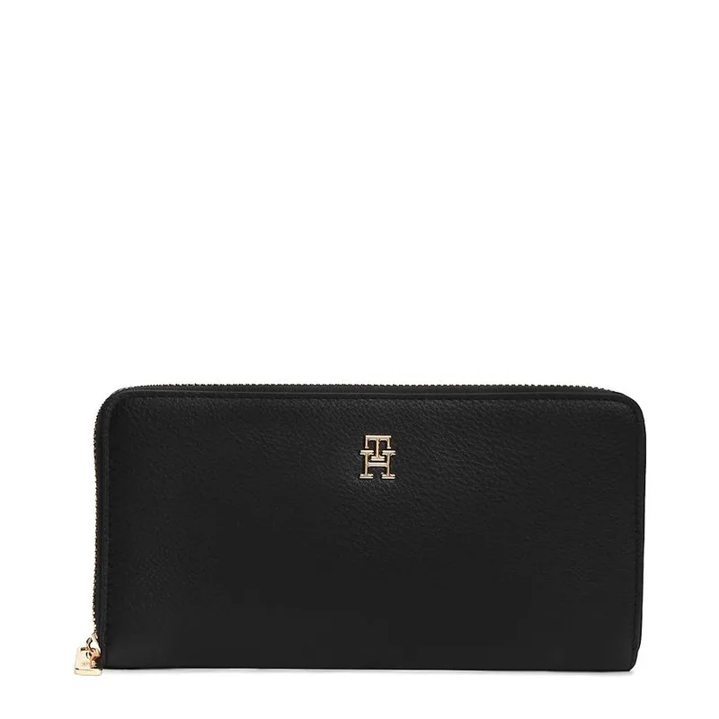 Γυναικείο Πορτοφόλι Μαύρο Tommy Hilfiger AW0AW18483-BDS