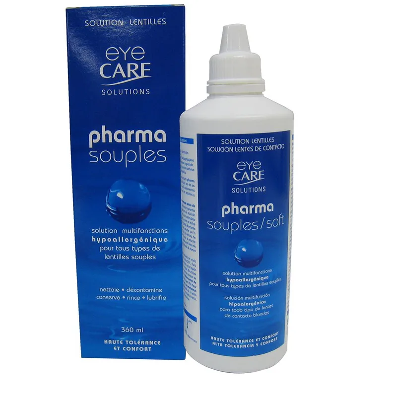 Eye Care Multifunctional Cleaning Solution For Soft Lenses 360ml