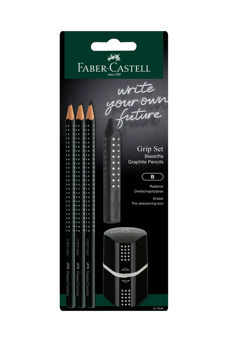 Faber-Castell Σχολικό σετ Grip Μαύρο - 077217093Π/