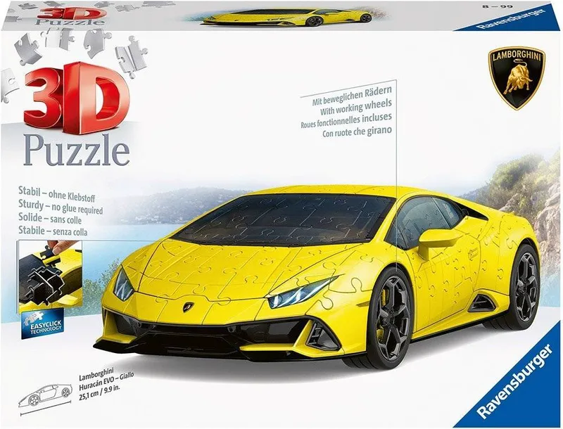LAMBORGHINI HURACAN - YELLOW RAVENSBURGER 3D 108 ΚΟΜΜΑΤΙΑ
