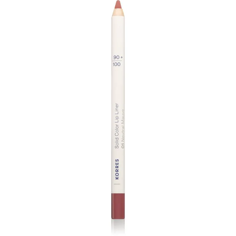 Korres Solid Color Lip Liner μολύβι περιγράμματος για τα χείλη απόχρωση 01 Neutral Mauve 1.2 γρ