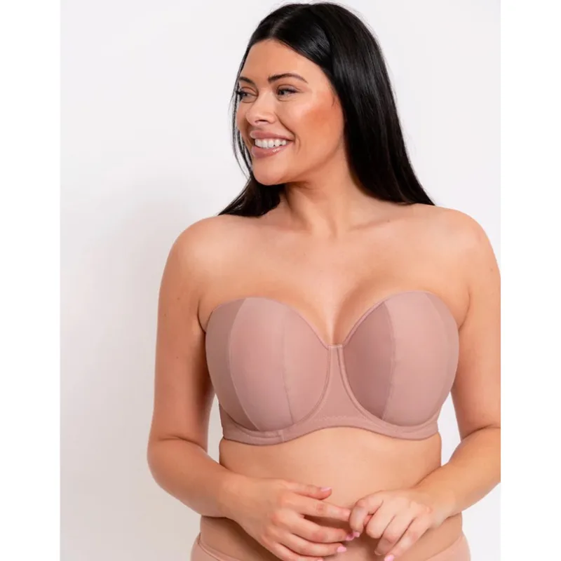 Strapless για μεγάλο & βαρύ στήθος | CK2601 ΜΠΕΖ