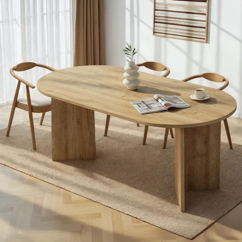 Τραπέζι Τραπεζαρίας Sablin - Cadiz Oak 353Nrd1127 (180x75x90 cm)