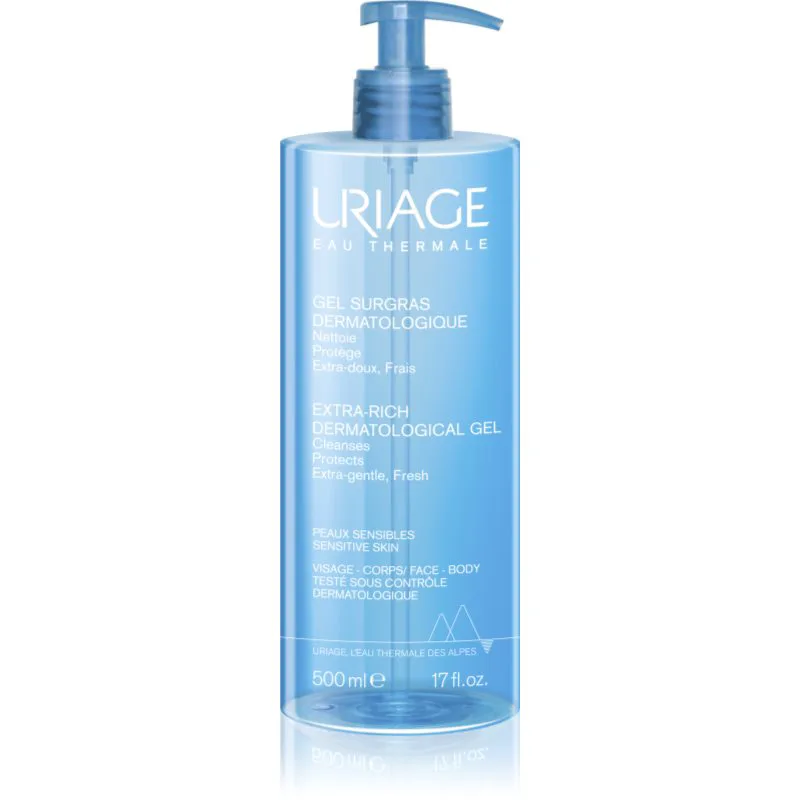 Uriage Hygiène Extra-Rich Dermatological Gel τζελ καθαρισμού Για πρόσωπο και σώμα 500 ml