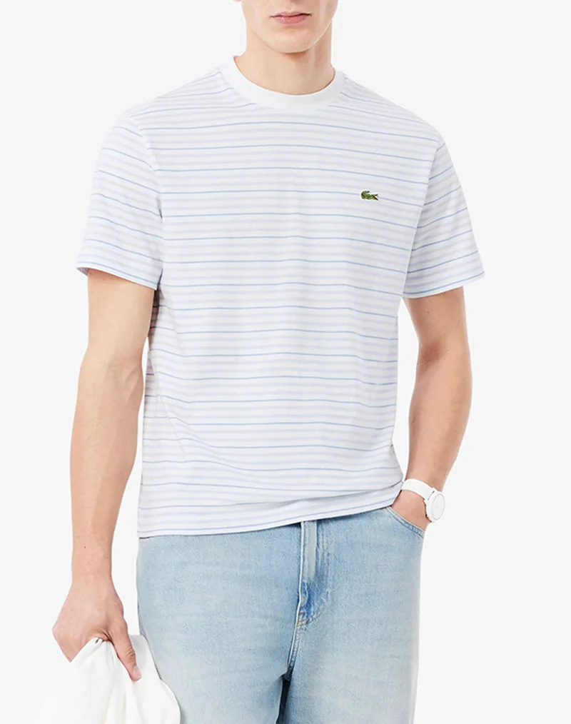 LACOSTE ΜΠΛΟΥΖΑ ΚΜ TEE-SHIRT SS 3TH0874-WB5 LightBlue