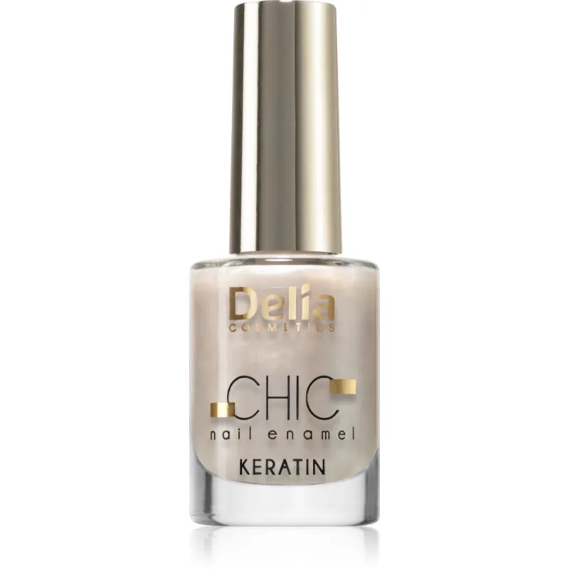 Delia Cosmetics Chic βερνίκι νυχιών με κερατίνη απόχρωση Opal 01 11 ml