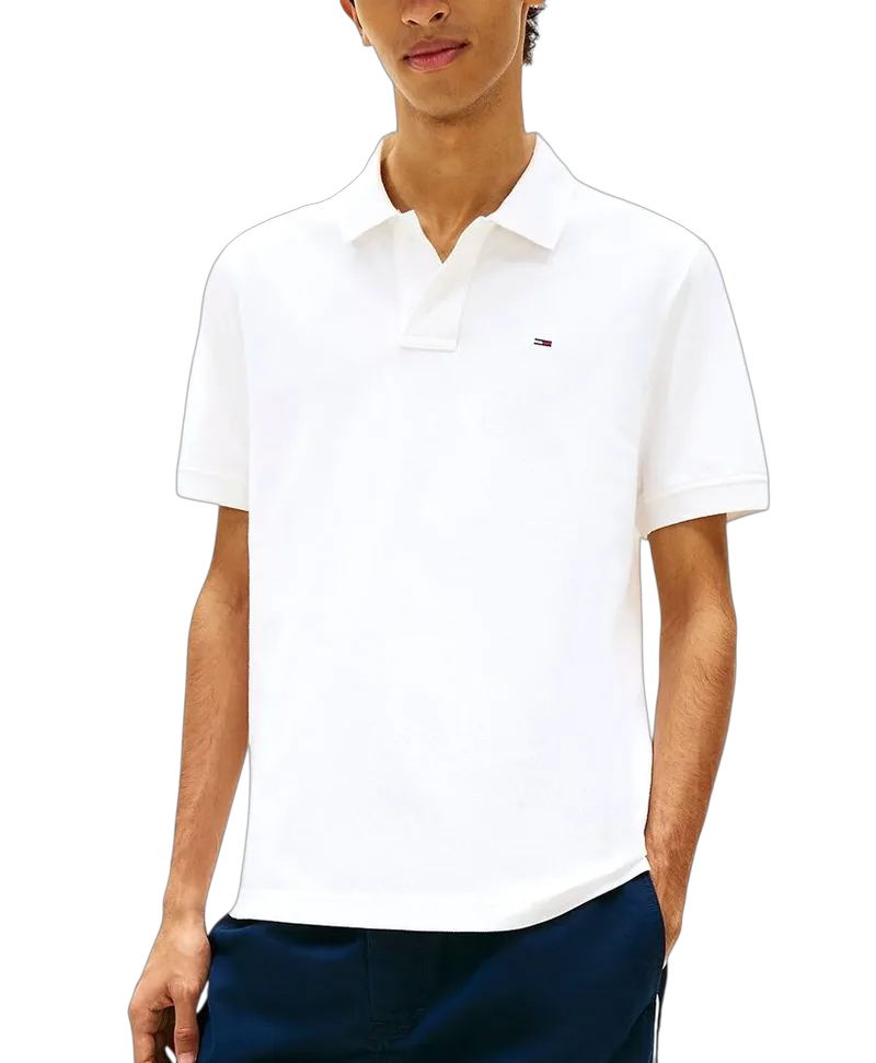 Ανδρικό Polo Λευκό Tommy Jeans DM0DM22711-YBL