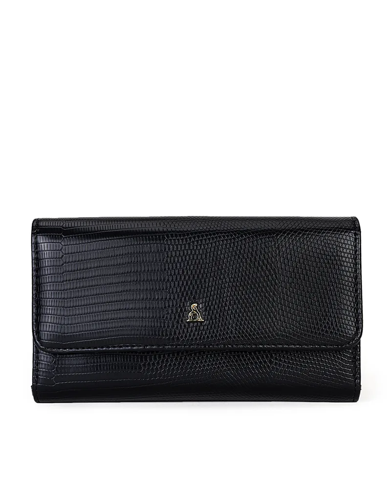 L’Atelier Du Sac Γυναικείο Clutch Με Ανάγλυφη Croco Υφή