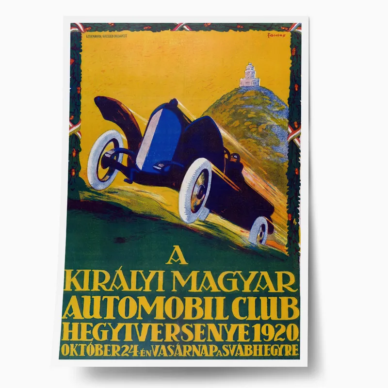 Πόστερ 1920 HILLCLIMB RACE