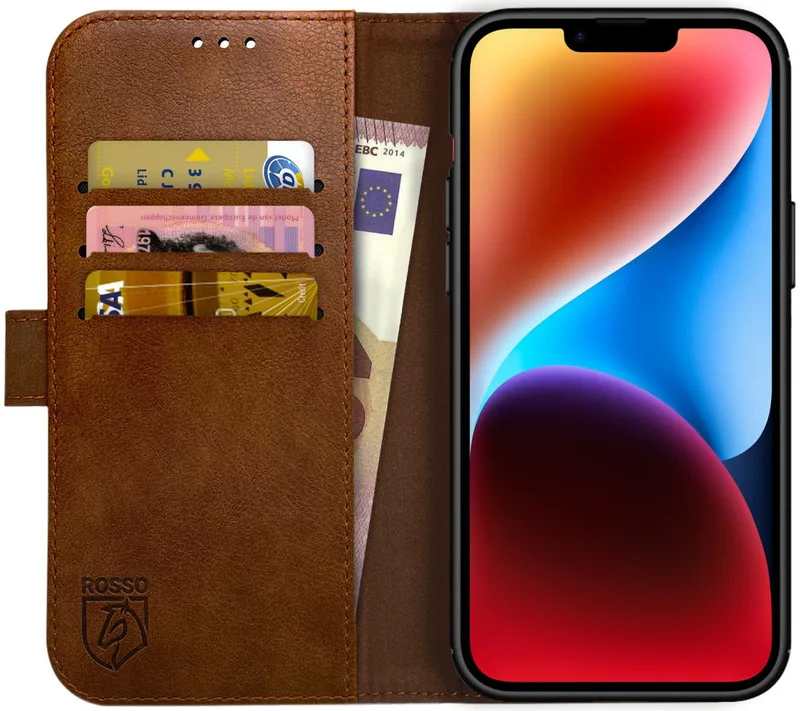 Κόκκινο Element PU Θήκη Πορτοφόλι Apple iPhone 14 Plus - Brown (8719246369445)