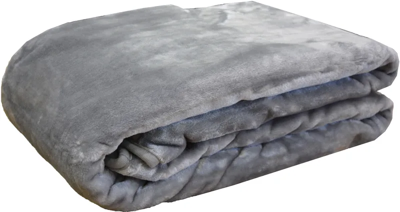 Κουβέρτα Βελουτέ Μονή 160x220 3 Grey
