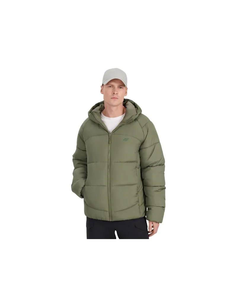 Men's down jacket 4F M0708 khaki 4FRAW25TDJAM0708 43S
