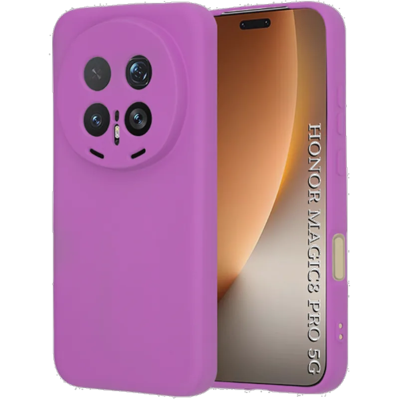 Θήκη Honor Magic8 Pro Techsuit SoftFlex Σιλικόνης - Purple (5949419358843)