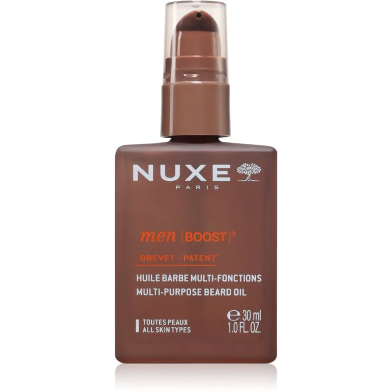 Nuxe Men [BOOST]³ πολυλειτουργικό λάδι για γενειάδα 30 ml