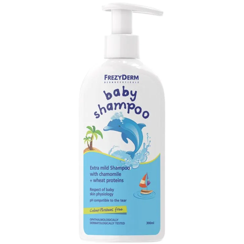 Frezyderm Promo Baby Shampoo Βρεφικό Σαμπουάν Χωρίς Δάκρυα με Χαμομήλι & Πρωτεΐνες Σιταριού 300ml
