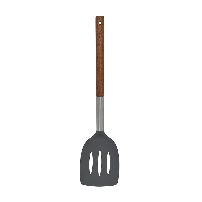 Σπάτουλα Τρυπητή Nylon-Ξύλινη Stone Estia 8x35εκ. 01-2640 (Υλικό: Ξύλο) - estia - 01-2640