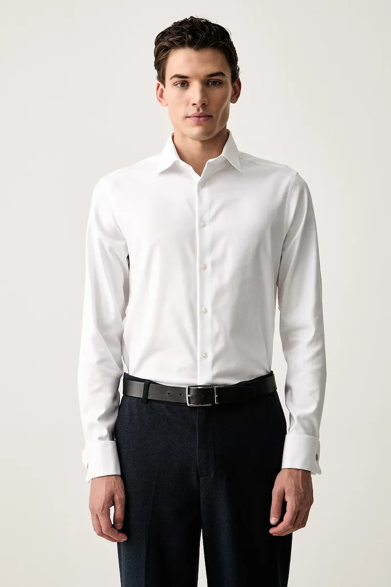Calvin Klein πουκάμισο oxford ανδρικό βαμβακερό